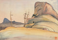 {{ product_title }} Fine Art Print | {{ product_vendor }} Jakero77 Chiura Obata - Death's Grave Pass (1930) - 17" x 22" Fine Art Print Art Print  Jakero77