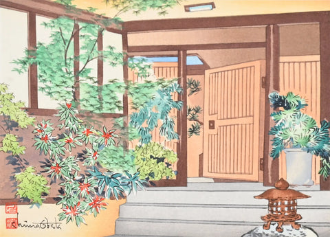 {{ product_title }} Fine Art Print | {{ product_vendor }} Jakero77 Chiura Obata - Gate of Serenity (1950s) - 17" x 22" Fine Art Print Art Print  Jakero77