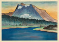 {{ product_title }} Fine Art Print | {{ product_vendor }} Jakero77 Chiura Obata - Sundown at Tioga Park (1930) - 17" x 22" Fine Art Print Art Print  Jakero77