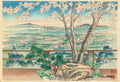 {{ product_title }} Fine Art Print | {{ product_vendor }} Jakero77 Chiura Obata - View of a Japanese Landscape from a Garden 1950s - 17"x22" Print Art Print  Jakero77