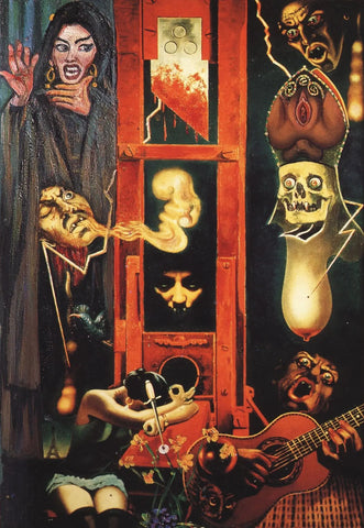 {{ product_title }} Fine Art Print | {{ product_vendor }} Jakero77 Clovis Trouille - La Complainte du Vampire Hard (1930) - 17"x22" Fine Art Print Art Print  Jakero77