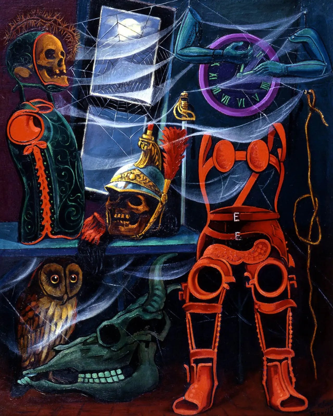 {{ product_title }} Fine Art Print | {{ product_vendor }} Jakero77 Clovis Trouille - La Gloire (1937) Surrealism - 17" x 22" Fine Art Print Art Print  Jakero77