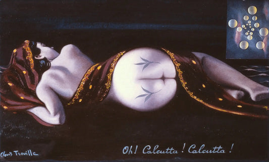 {{ product_title }} Fine Art Print | {{ product_vendor }} Jakero77 Clovis Trouille - Oh! Calcutta! Calcutta! (1946) Nude - 17" x 22" Fine Art Print Art Print  Jakero77