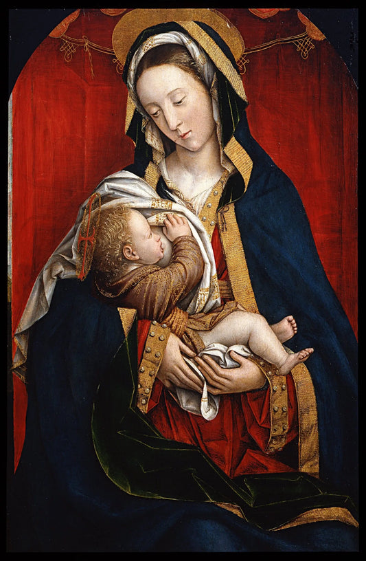 {{ product_title }} Fine Art Print | {{ product_vendor }} Jakero77 Defendente Ferrari - Madonna and Child High Renaissance - 17"x22" Fine Art Print Art Print  Jakero77