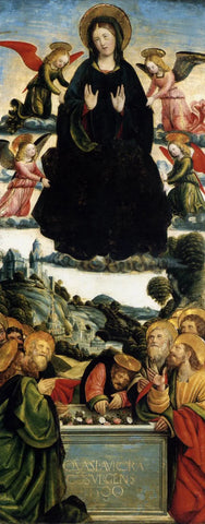 {{ product_title }} Fine Art Print | {{ product_vendor }} Jakero77 Defendente Ferrari - The Assumption of the Virgin 16th Century - 17" x 22" Print Art Print  Jakero77