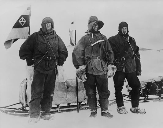 {{ product_title }} Fine Art Print | {{ product_vendor }} Jakero77 Discovery Expedition Antarctica - Shackleton, Wilson, Scott (1903) - 17"x22" Fine Art Print Art Print  Jakero77