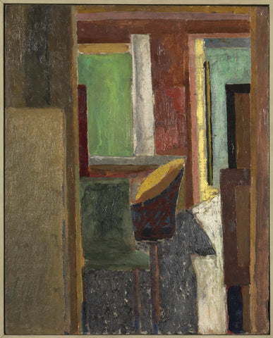 {{ product_title }} Fine Art Print | {{ product_vendor }} Jakero77 Duncan Grant - Interior at Gordon Square (circa 1915) - 17" x 22" Fine Art Print Art Print  Jakero77