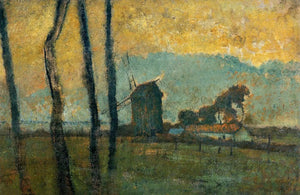 {{ product_title }} Fine Art Print | {{ product_vendor }} Jakero77 Edgar Degas - Landscape at Valery-sur-Somme (1854) - 17" x 22" Fine Art Print Art Print  Jakero77