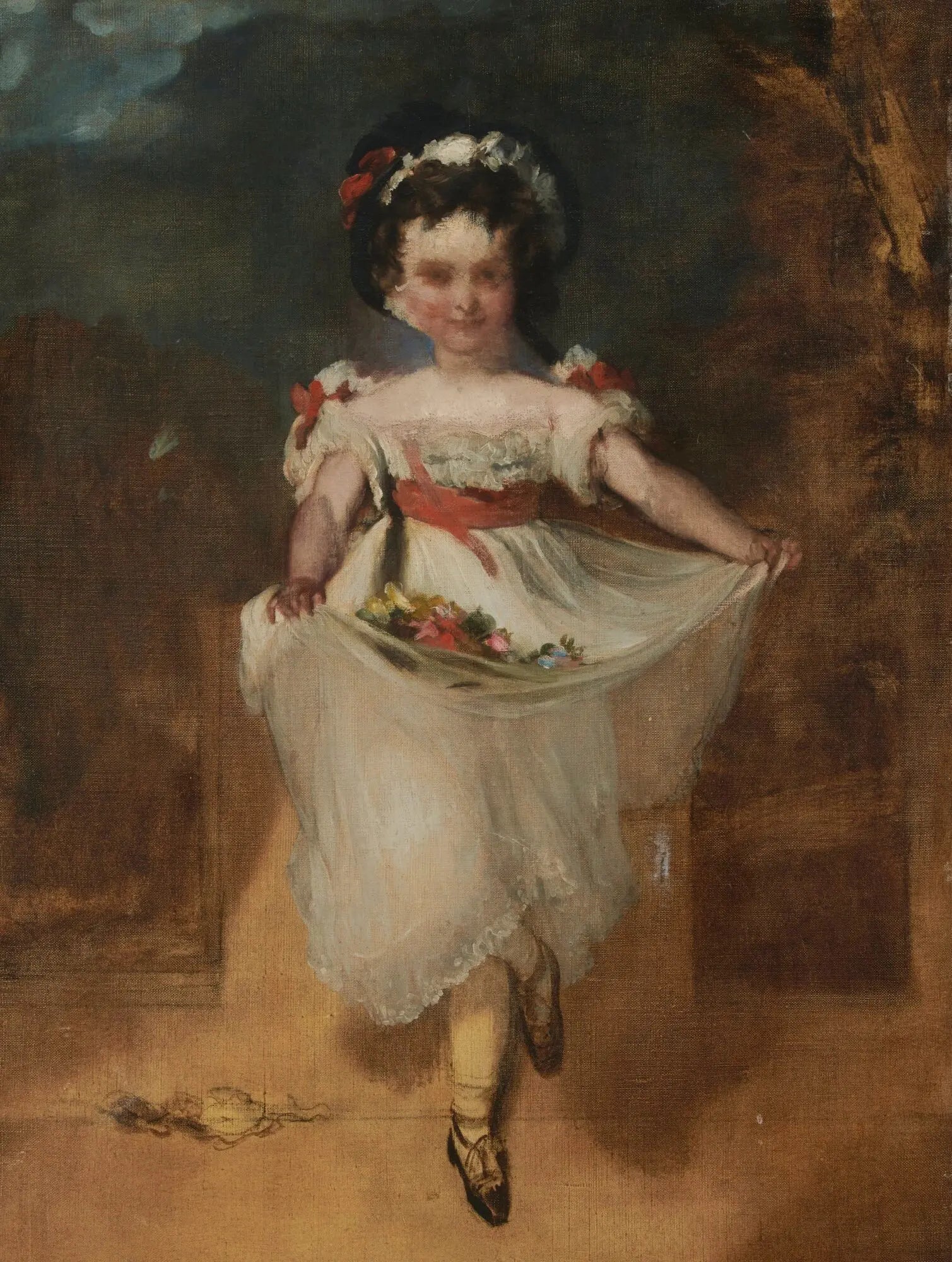 {{ product_title }} Fine Art Print | {{ product_vendor }} Jakero77 Edgar Degas - Little Girl Carrying Flowers in Her Apron 1862 - 17"x22" Art Print Art Print  Jakero77
