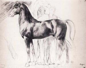 {{ product_title }} Fine Art Print | {{ product_vendor }} Jakero77 Edgar Degas - Study for Semiramis Building Babylon 1861 Signed - 17"x22" Art Print Art Print  Jakero77