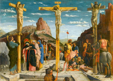 {{ product_title }} Fine Art Print | {{ product_vendor }} Jakero77 Edgar Degas - The Crucifixion, after Andrea Mantegna (1861) - 17" x 22" Art Print Art Print  Jakero77