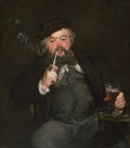 {{ product_title }} Fine Art Print | {{ product_vendor }} Jakero77 Edouard Manet - A Good Glass of Beer (1873) Signed - 17" x 22" Fine Art Print Art Print  Jakero77