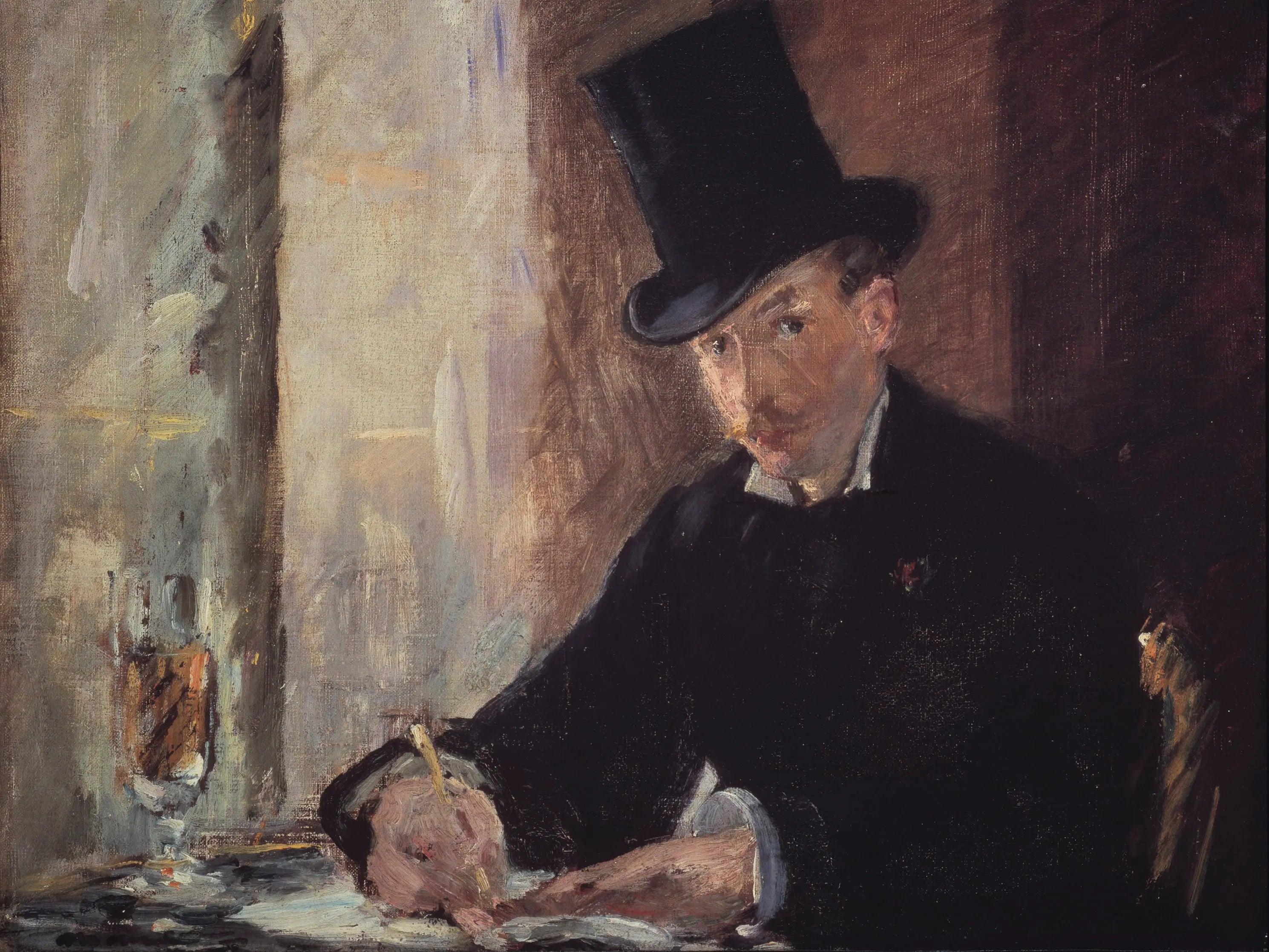 {{ product_title }} Fine Art Print | {{ product_vendor }} Jakero77 Edouard Manet - Chez Tortoni (1875) Signed - 17" x 22" Fine Art Print Art Print  Jakero77