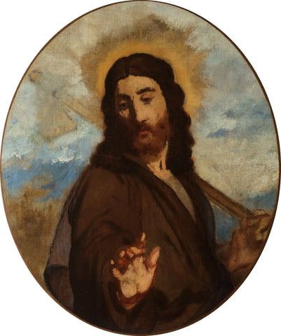 {{ product_title }} Fine Art Print | {{ product_vendor }} Jakero77 Edouard Manet - Christ the Gardener (1858-59) - 17" x 22" Fine Art Print Art Print  Jakero77