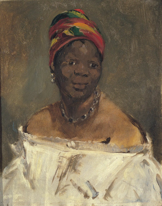 {{ product_title }} Fine Art Print | {{ product_vendor }} Jakero77 Edouard Manet - La Negresse (1863) - 17" x 22" Fine Art Print Art Print  Jakero77