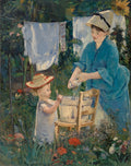 {{ product_title }} Fine Art Print | {{ product_vendor }} Jakero77 Edouard Manet - Laundry (Blanchisserie) 1875 Signed - 17" x 22" Fine Art Print Art Print  Jakero77