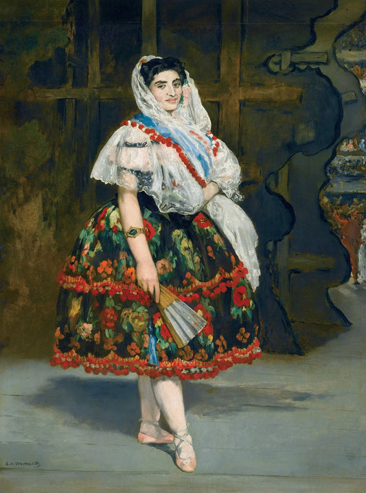 {{ product_title }} Fine Art Print | {{ product_vendor }} Jakero77 Edouard Manet - Lola de Valence (1862) Signed - 17" x 22" Fine Art Print Art Print  Jakero77
