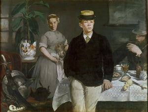 {{ product_title }} Fine Art Print | {{ product_vendor }} Jakero77 Edouard Manet - Luncheon in the Studio (1868) Signed - 17" x 22" Fine Art Print Art Print  Jakero77