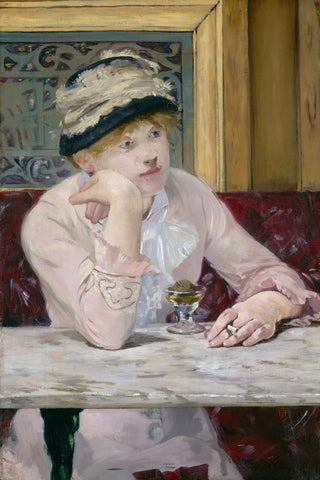 {{ product_title }} Fine Art Print | {{ product_vendor }} Jakero77 Edouard Manet - Plum Brandy (1878) Signed - 17" x 22" Fine Art Print Art Print  Jakero77