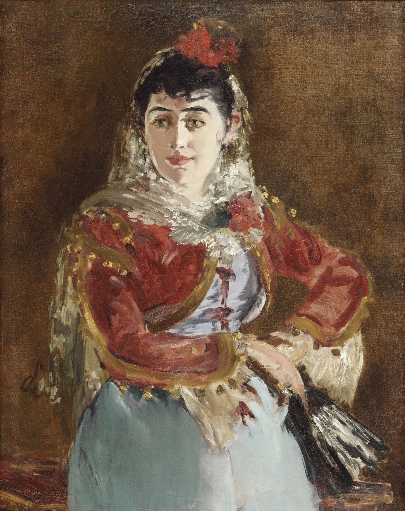 {{ product_title }} Fine Art Print | {{ product_vendor }} Jakero77 Edouard Manet - Portrait of Emilie Ambre as Carmen (1880) - 17"x22" Fine Art Print Art Print  Jakero77