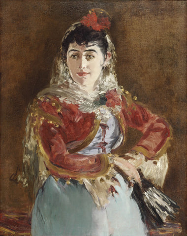 {{ product_title }} Fine Art Print | {{ product_vendor }} Jakero77 Edouard Manet - Portrait of Emilie Ambre as Carmen (1880) - 17"x22" Fine Art Print Art Print  Jakero77