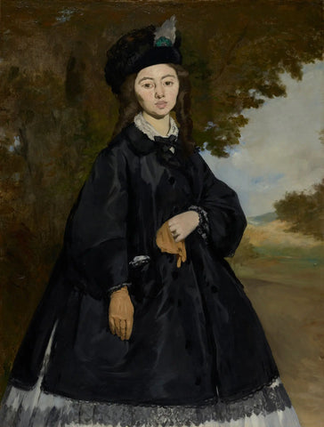 {{ product_title }} Fine Art Print | {{ product_vendor }} Jakero77 Edouard Manet - Portrait of Madame Brunet (1861-63) - 17" x 22" Fine Art Print Art Print  Jakero77