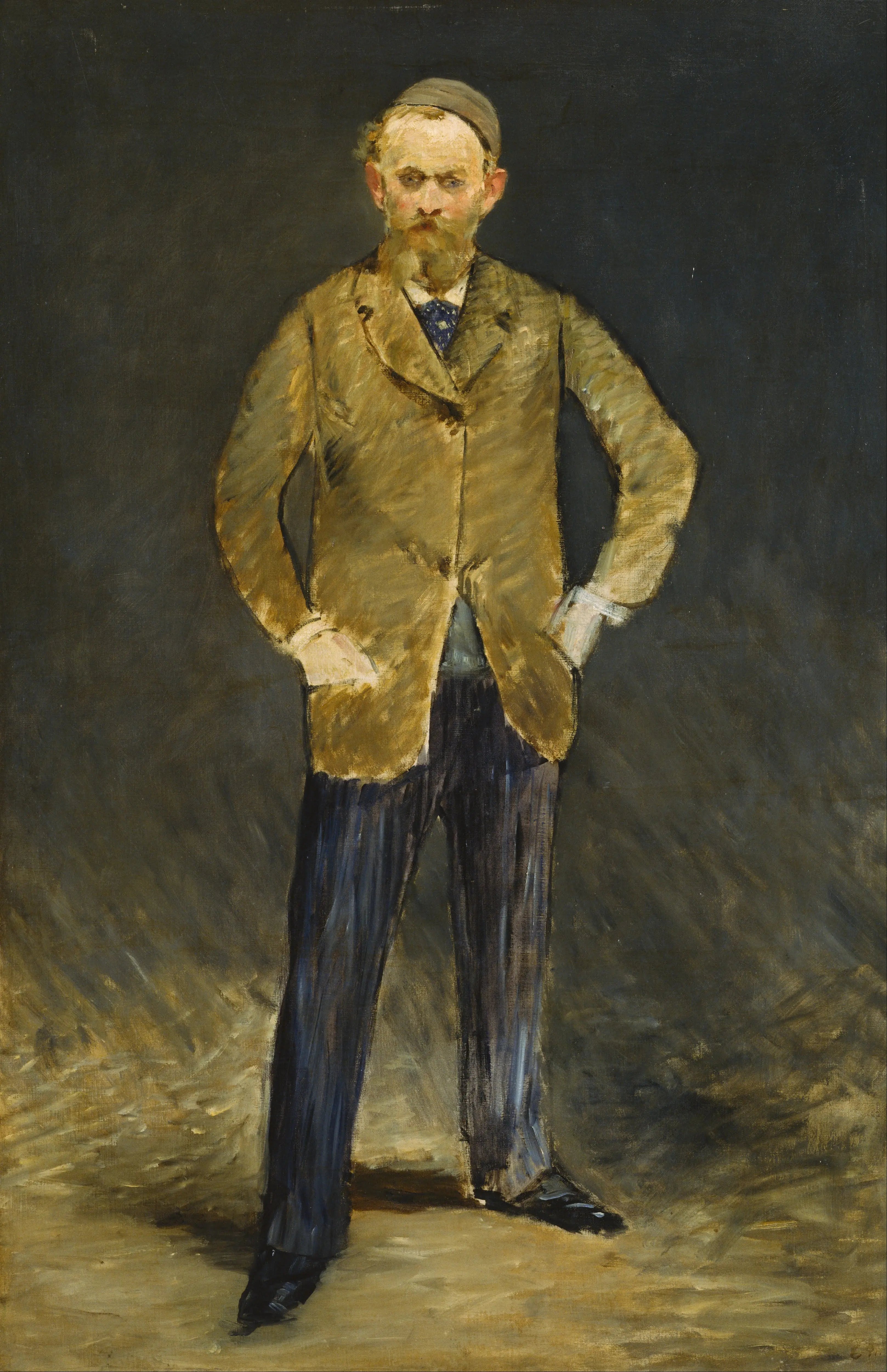 {{ product_title }} Fine Art Print | {{ product_vendor }} Jakero77 Edouard Manet - Self Portrait with Skull Cap (1878-79) - 17" x 22" Fine Art Print Art Print  Jakero77