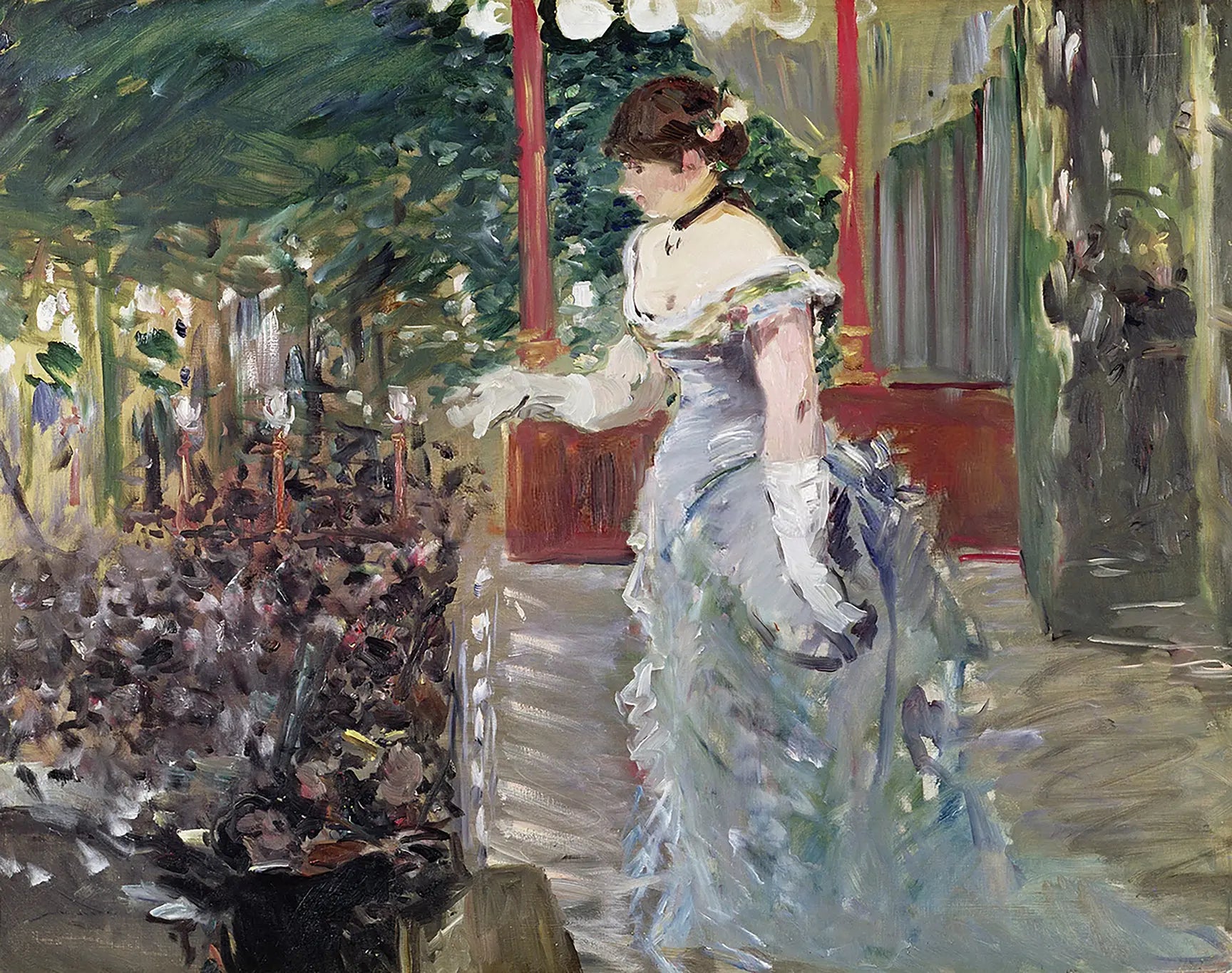 {{ product_title }} Fine Art Print | {{ product_vendor }} Jakero77 Edouard Manet - Singer at a Cafe-Concert (1879) France - 17" x 22" Fine Art Print Art Print  Jakero77