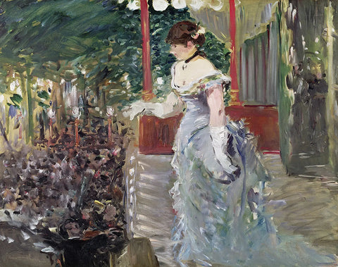 {{ product_title }} Fine Art Print | {{ product_vendor }} Jakero77 Edouard Manet - Singer at a Cafe-Concert (1879) France - 17" x 22" Fine Art Print Art Print  Jakero77