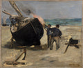 {{ product_title }} Fine Art Print | {{ product_vendor }} Jakero77 Edouard Manet - Tarring the Boat (1873) Signed - 17" x 22" Fine Art Print Art Print  Jakero77
