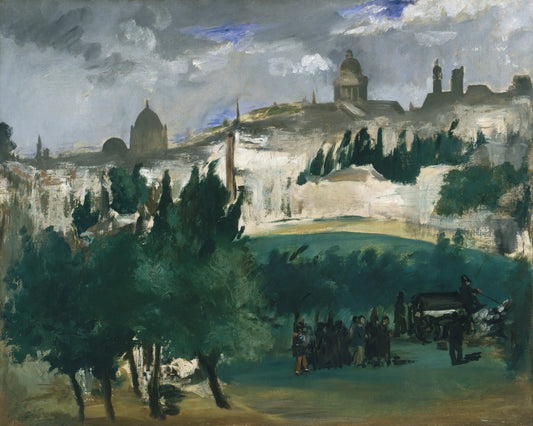 {{ product_title }} Fine Art Print | {{ product_vendor }} Jakero77 Edouard Manet - The Funeral (1867) Signed - 17" x 22" Fine Art Print Art Print  Jakero77