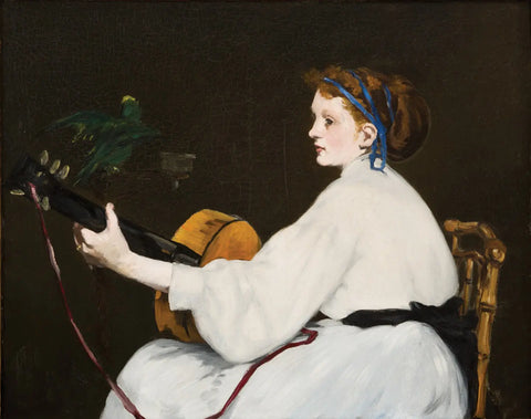 {{ product_title }} Fine Art Print | {{ product_vendor }} Jakero77 Edouard Manet - The Guitar Player (1866) - 17" x 22" Fine Art Print Art Print  Jakero77