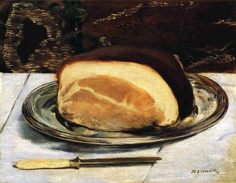 {{ product_title }} Fine Art Print | {{ product_vendor }} Jakero77 Edouard Manet - The Ham (1880) Signed - 17" x 22" Fine Art Print Art Print  Jakero77