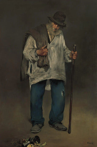 {{ product_title }} Fine Art Print | {{ product_vendor }} Jakero77 Edouard Manet - The Ragpicker (circa 1865-70) Signed - 17" x 22" Fine Art Print Art Print  Jakero77