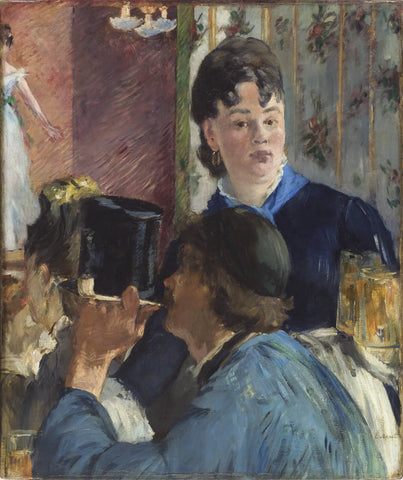 {{ product_title }} Fine Art Print | {{ product_vendor }} Jakero77 Edouard Manet - Waitress Serving Beer (1878-79) Signed - 17" x 22" Fine Art Print Art Print  Jakero77
