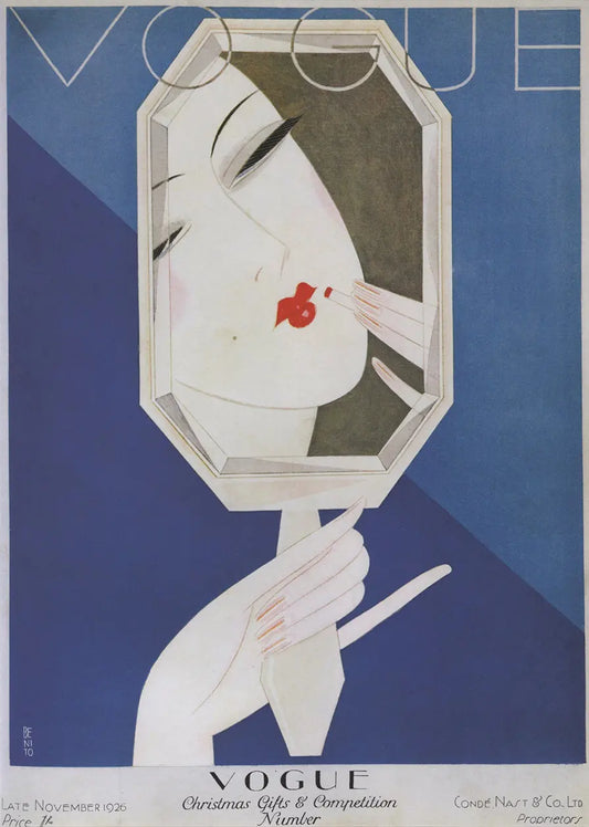 {{ product_title }} Fine Art Print | {{ product_vendor }} Jakero77 Eduardo Benito - Vogue Christmas Gifts & Competition (1926) - 17"x22" Art Print Art Print  Jakero77