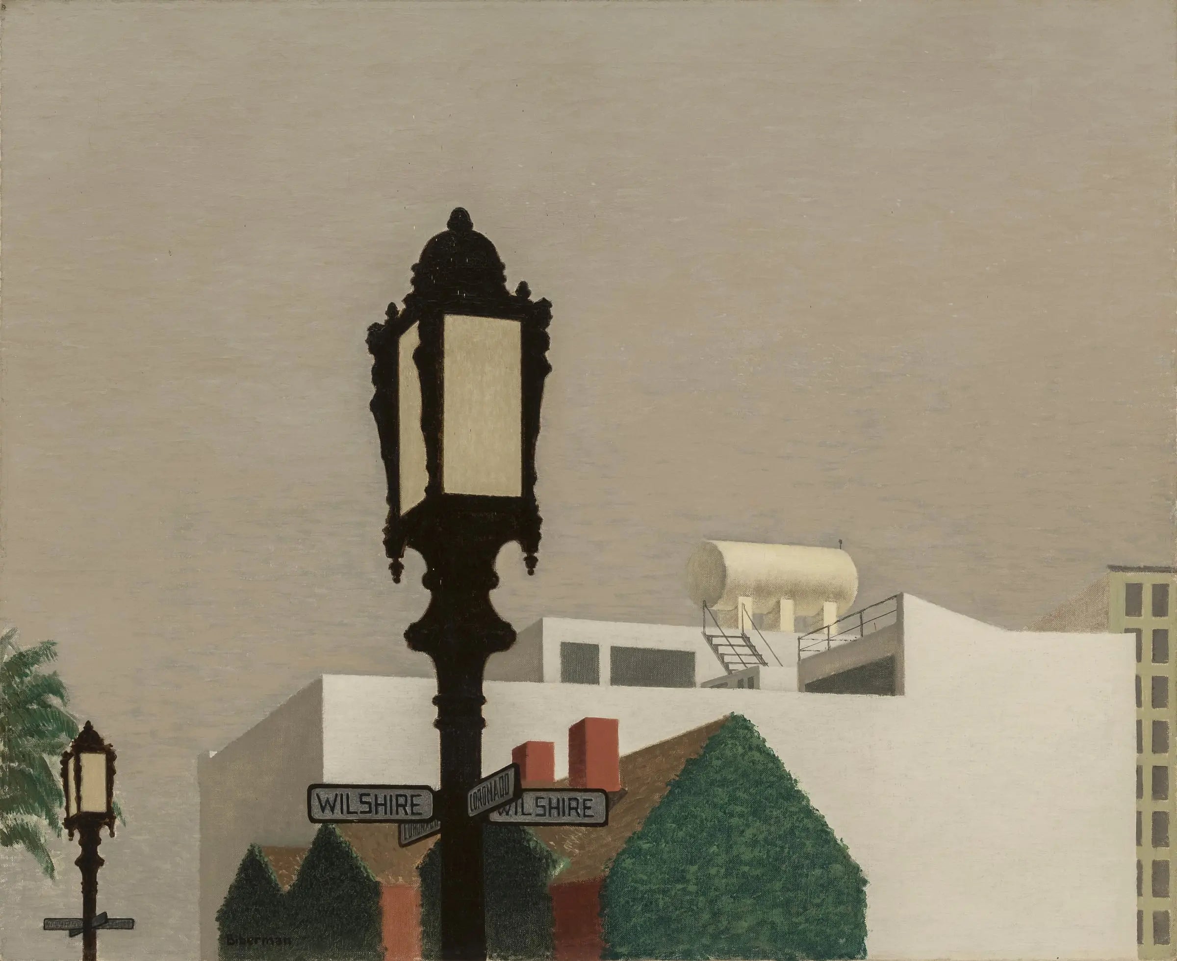 {{ product_title }} Fine Art Print | {{ product_vendor }} Jakero77 Edward Biberman - Wilshire Coronado Corner (1938) - 17" x 22" Fine Art Print Art Print  Jakero77