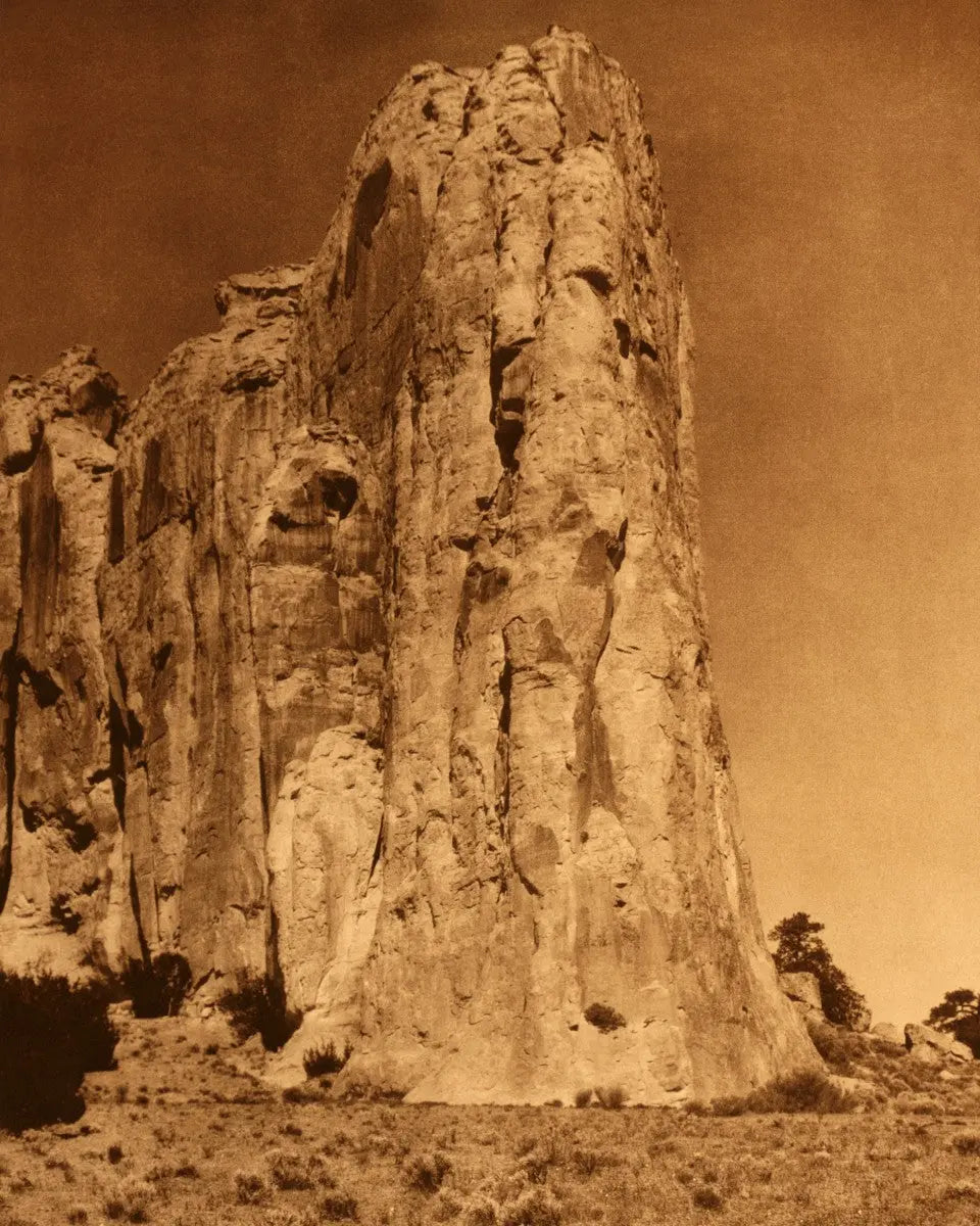 {{ product_title }} Fine Art Print | {{ product_vendor }} Jakero77 Edward Curtis - Inscription Rock, El Morro, The Castle (1925) - 17" x 22" Print Art Print  Jakero77
