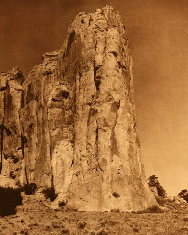 {{ product_title }} Fine Art Print | {{ product_vendor }} Jakero77 Edward Curtis - Inscription Rock, El Morro, The Castle (1925) - 17" x 22" Print Art Print  Jakero77