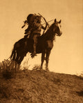 {{ product_title }} Fine Art Print | {{ product_vendor }} Jakero77 Edward Curtis - Ready for the Charge Apsaroke Crow Indian (1908) - 17"x22" Print Art Print  Jakero77