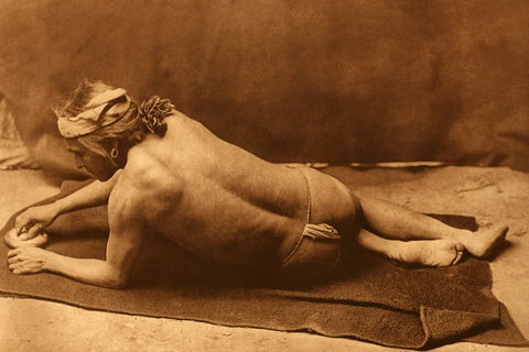 {{ product_title }} Fine Art Print | {{ product_vendor }} Jakero77 Edward Curtis - Zuni Indian Grinding Medicine (1925) - 17" x 22" Fine Art Print Art Print  Jakero77