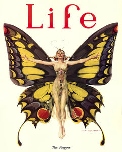 {{ product_title }} Fine Art Print | {{ product_vendor }} Jakero77 F.X. Leyendecker - The Flapper, Life Magazine Cover (1922) - 17" x 22" Art Print Art Print  Jakero77