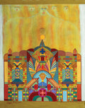 {{ product_title }} Fine Art Print | {{ product_vendor }} Jakero77 Fleury Joseph Crepin - Abstract Temple No. 164 (1944) - 17" x 22" Fine Art Print Art Print  Jakero77