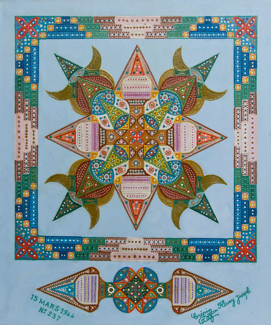 {{ product_title }} Fine Art Print | {{ product_vendor }} Jakero77 Fleury Joseph Crepin - Geometric Composition No. 237 (1944) - 17"x22" Art Print Art Print  Jakero77