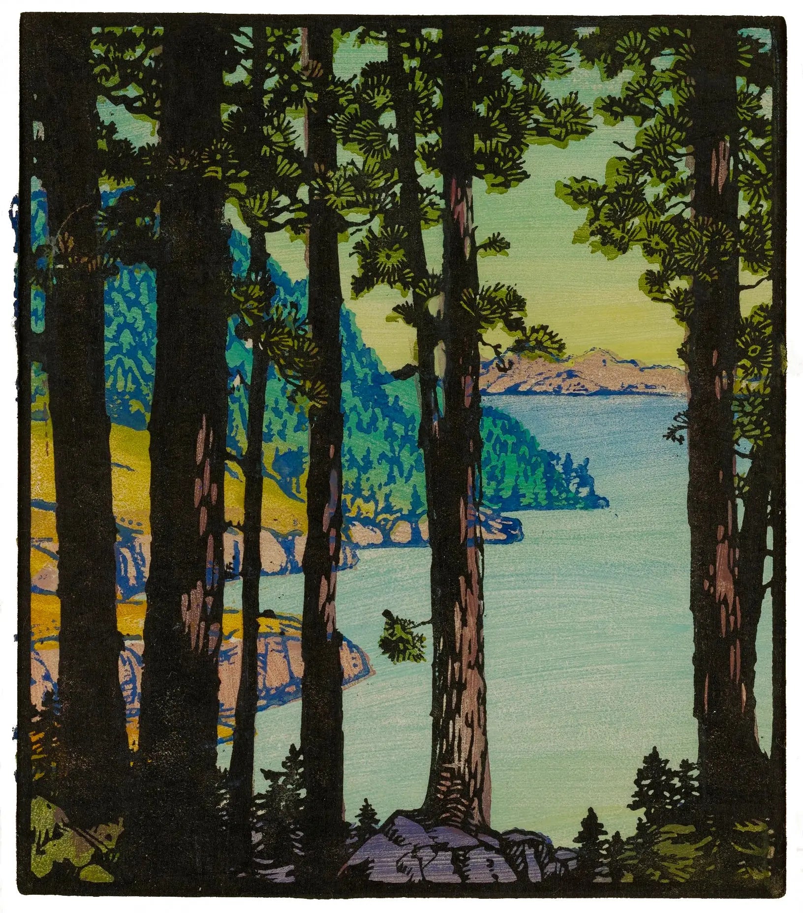 {{ product_title }} Fine Art Print | {{ product_vendor }} Jakero77 Frances Gearhart - Untroubled Waters (1931) - 17" x 22" Fine Art Print Art Print  Jakero77