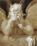 {{ product_title }} Fine Art Print | {{ product_vendor }} Jakero77 Francesco Scaramuzza - Dante's Inferno, Lucifer 19th Century - 17"x22" Art Print Art Print  Jakero77