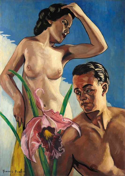 {{ product_title }} Fine Art Print | {{ product_vendor }} Jakero77 Francis Picabia - Adam and Eve (1941-42) Nudes - 17" x 22" Fine Art Print Art Print  Jakero77
