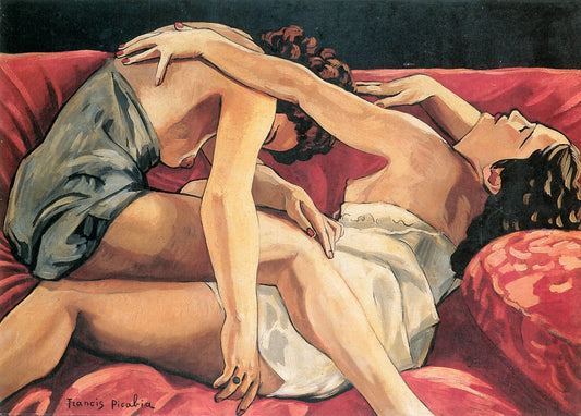 {{ product_title }} Fine Art Print | {{ product_vendor }} Jakero77 Francis Picabia - The Two Friends Nude (1941) Signed - 17" x 22" Fine Art Print Art Print  Jakero77