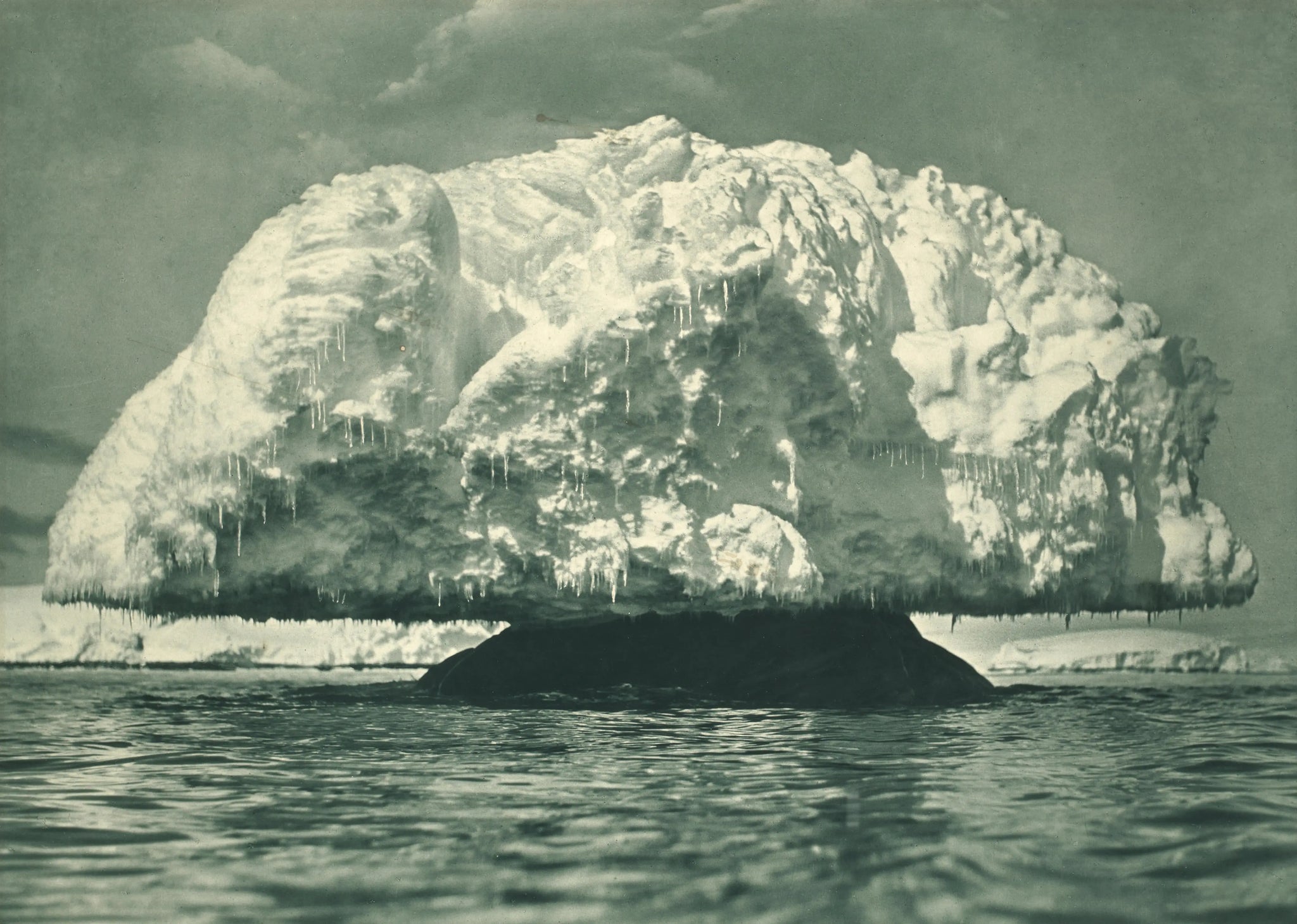 {{ product_title }} Fine Art Print | {{ product_vendor }} Jakero77 Frank Hurley - An Antarctica Ice Mushroom (1913) - 17" x 22" Fine Art Print Art Print  Jakero77