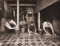 {{ product_title }} Fine Art Print | {{ product_vendor }} Jakero77 Frank Hurley - Sailors Scrub Floor Aboard Endurance (1914) - 17" x 22" Art Print Art Print  Jakero77